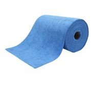 Microvezeldoek blauw 30 x 30 cm op rol / 80 stuks